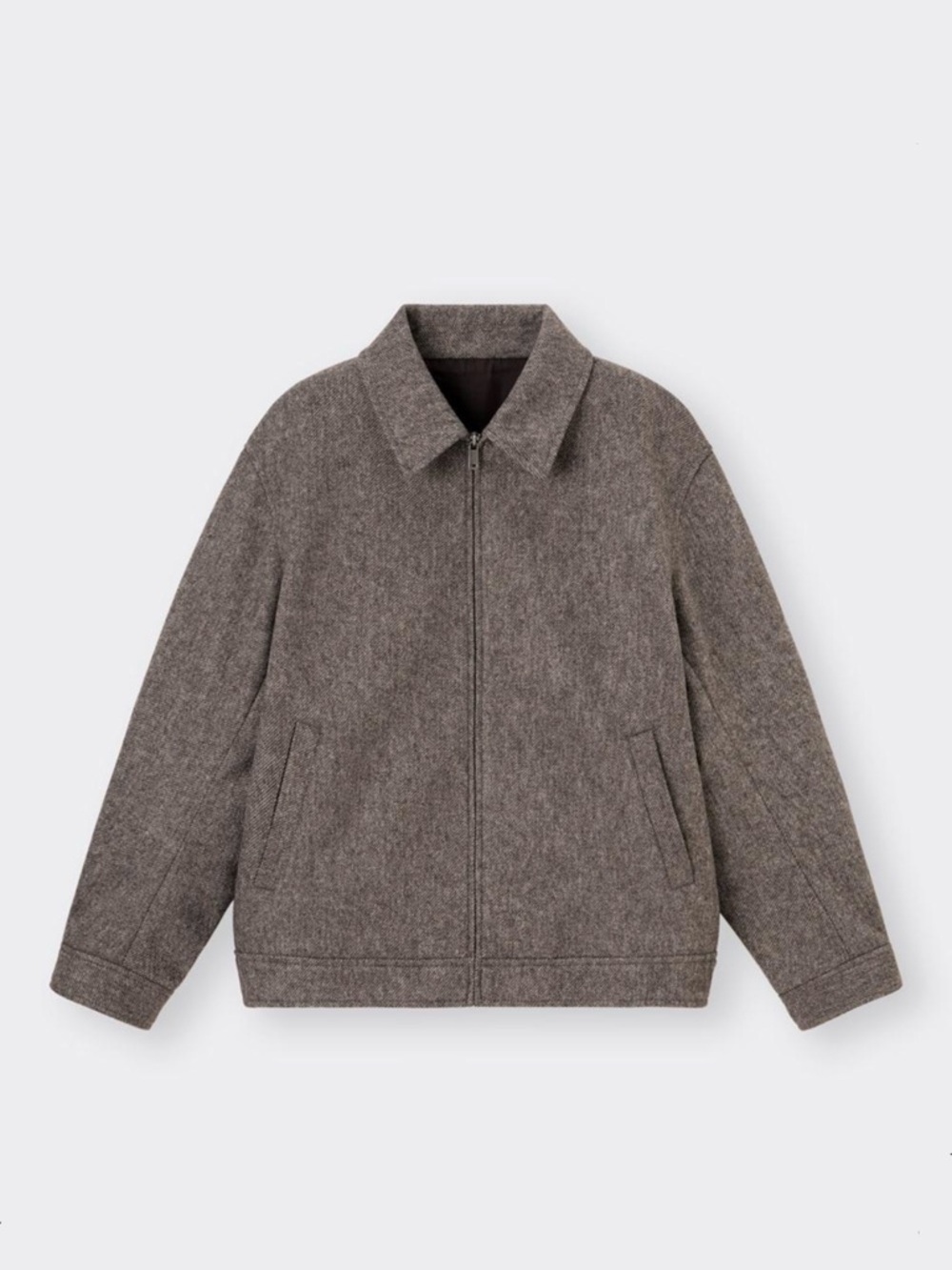 • GU | Cozy Melton Zip Up Jacket